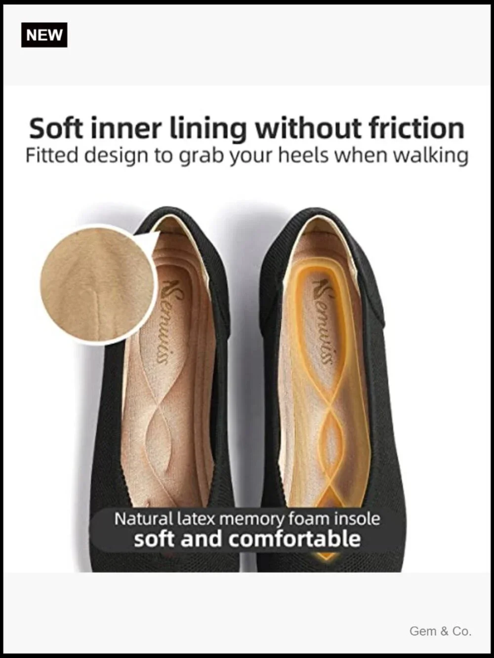 Women's Pointed Toe Ballet Flats Comfortable Work Office Shoes Casual Dress